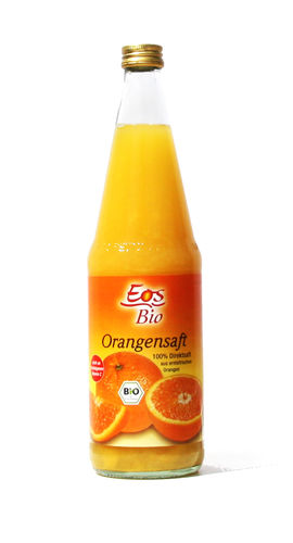 Eos Bio Direktsaft Orangensaft Kiste 6 x 0,7 l