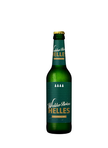 Walderbräu Helles Bier, naturtrüb und hell 24 x 0,33 l