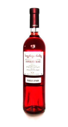 Wein Saperavi Rose Flasche Roséwein 0,75 l