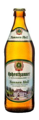 Hohenthanner Schlossbrauerei Tannen hell Bier 20 x 0,50 l