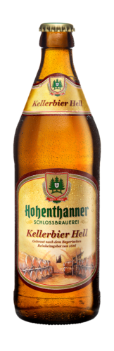 Hohenthanner Schlossbrauerei Keller Bier hell 20 x 0,50 l